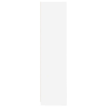 vidaXL Wardrobe White 100x50x200 cm Engineered Wood