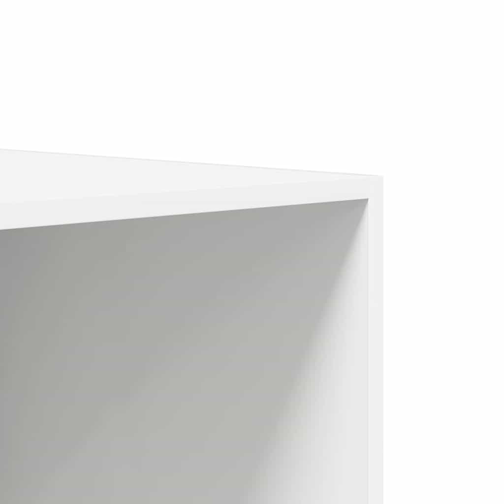 vidaXL Wardrobe White 100x50x200 cm Engineered Wood