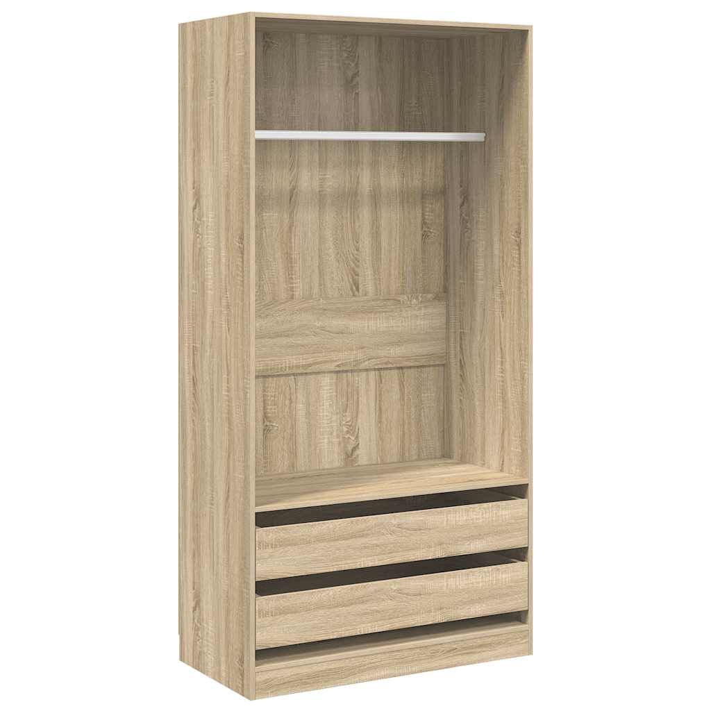 vidaXL Wardrobe | Sonoma Oak | Engineered wood | Compact | Wardrobe