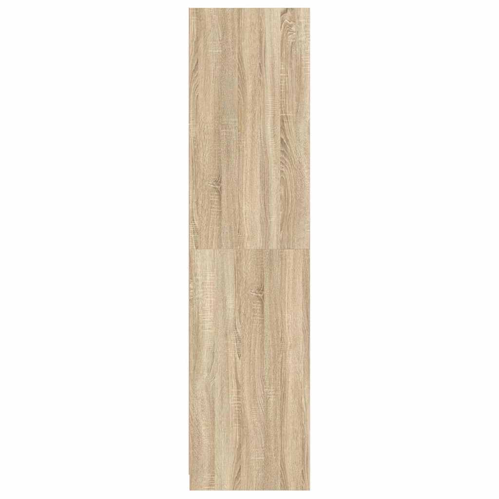 vidaXL Wardrobe | Sonoma Oak | Engineered wood | Compact | Wardrobe