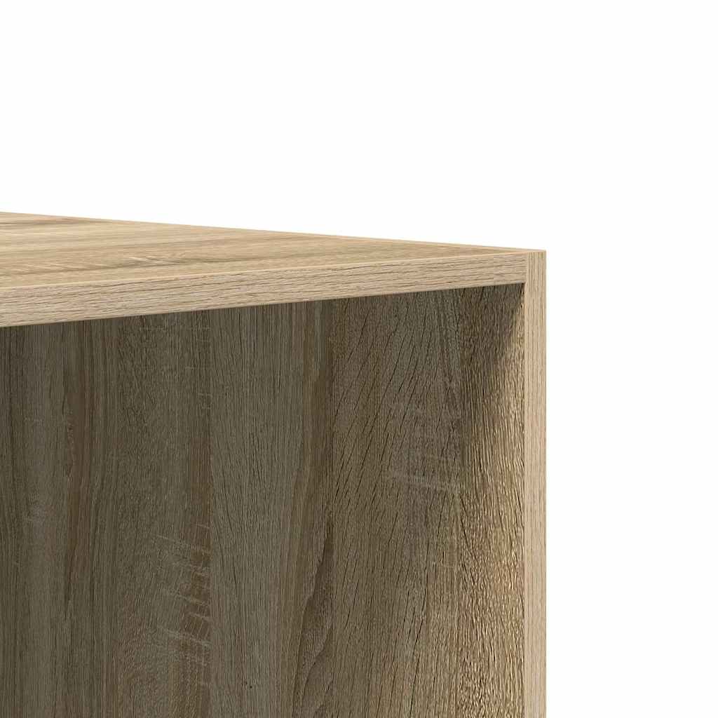 vidaXL Wardrobe Sonoma Oak 100x50x200 cm Engineered Wood