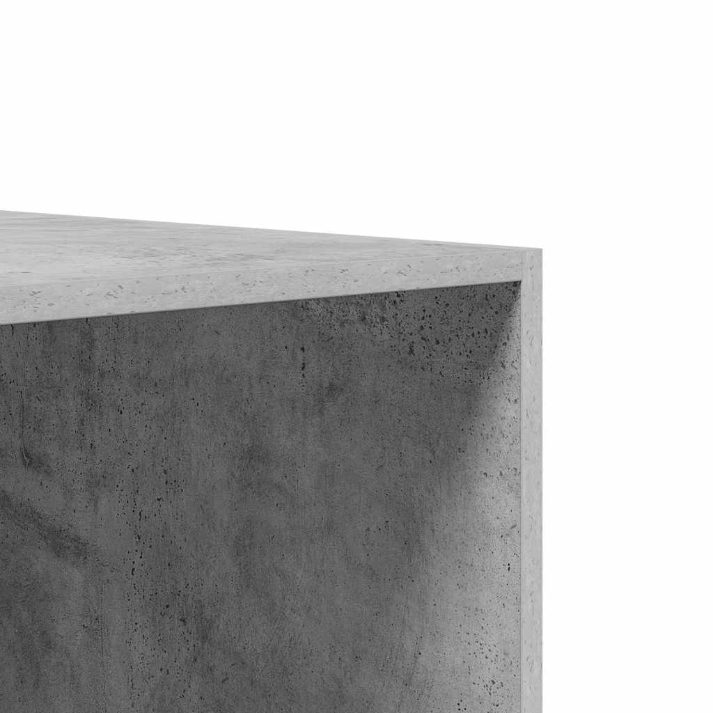 800607 vidaXL Wardrobe Concrete Grey 100x50x200 cm Engineered Wood