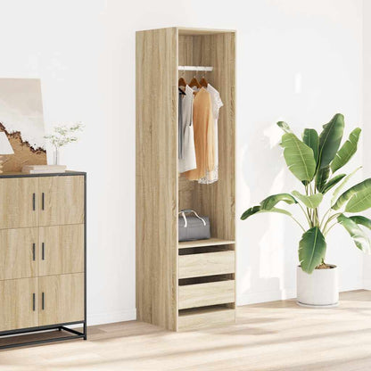 vidaXL Wardrobe | Sonoma Oak | Engineered Wood | Compact | Wardrobe