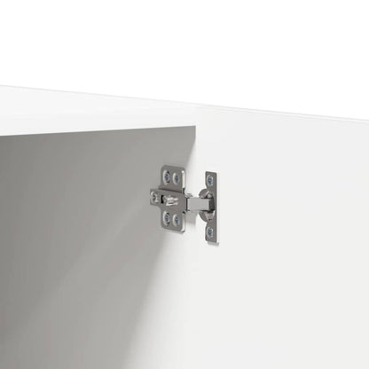 800621 vidaXL Wardrobe White 80x52x180 cm Engineered Wood