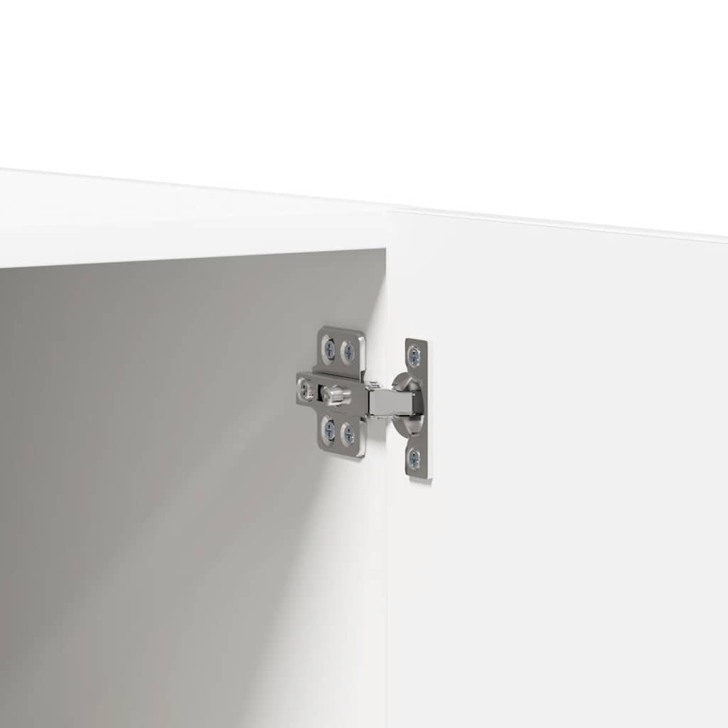 vidaXL Wardrobe White 80x52x180 cm Engineered Wood