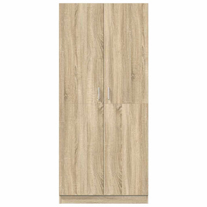 800624 vidaXL Wardrobe Sonoma Oak 80x52x180 cm Engineered Wood