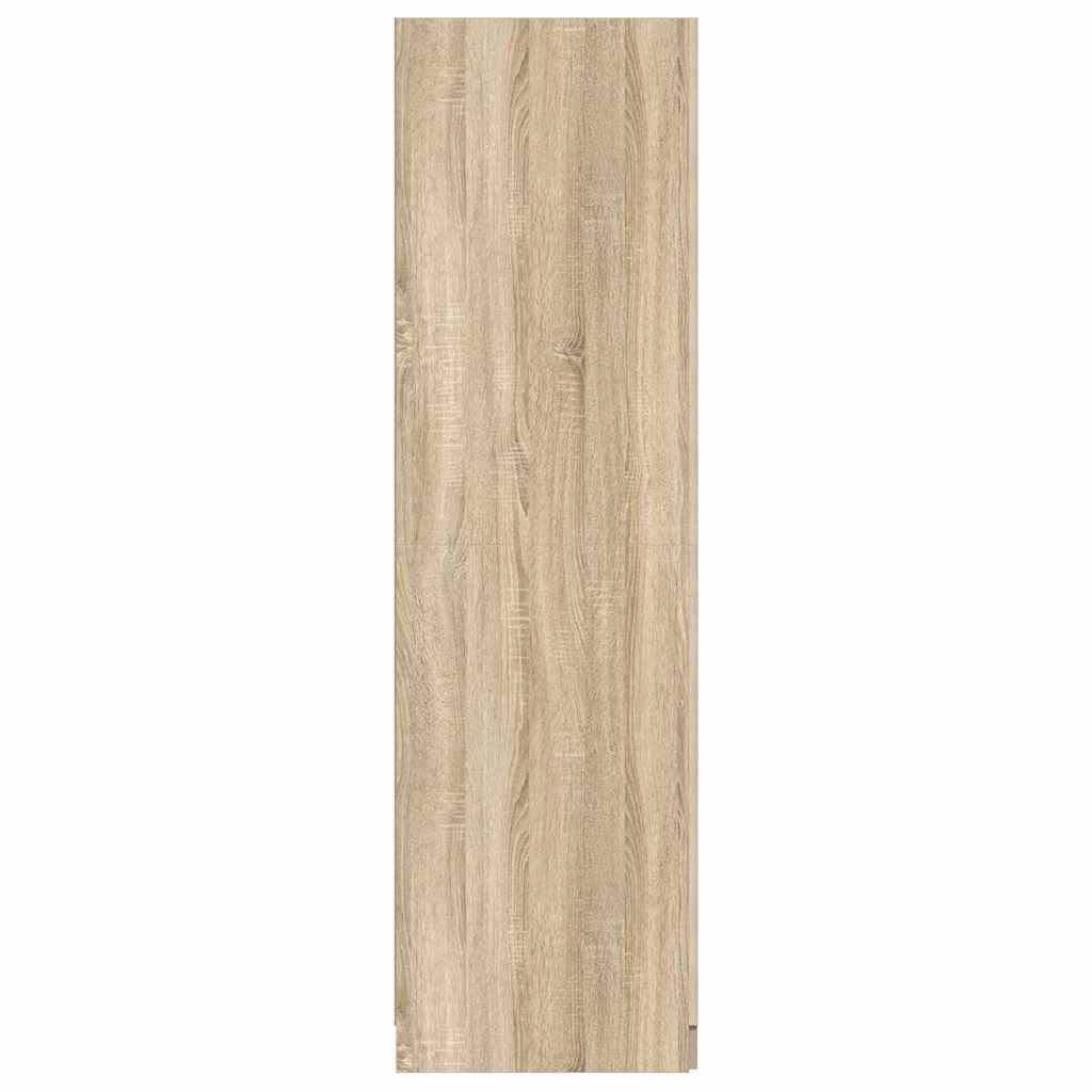 vidaXL Wardrobe | Sonoma oak | Engineered wood | Compact | Wardrobe
