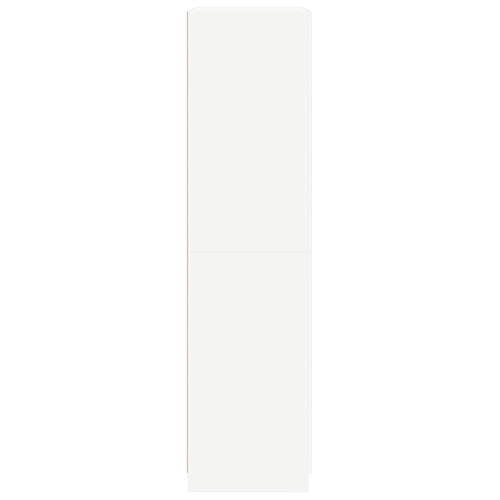 vidaXL Wardrobe White 90x52x200 cm Engineered Wood