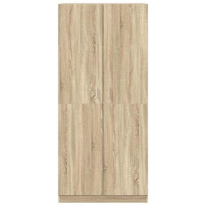 vidaXL Wardrobe | Sonoma Oak | Engineered Wood | Compact | Wardrobe