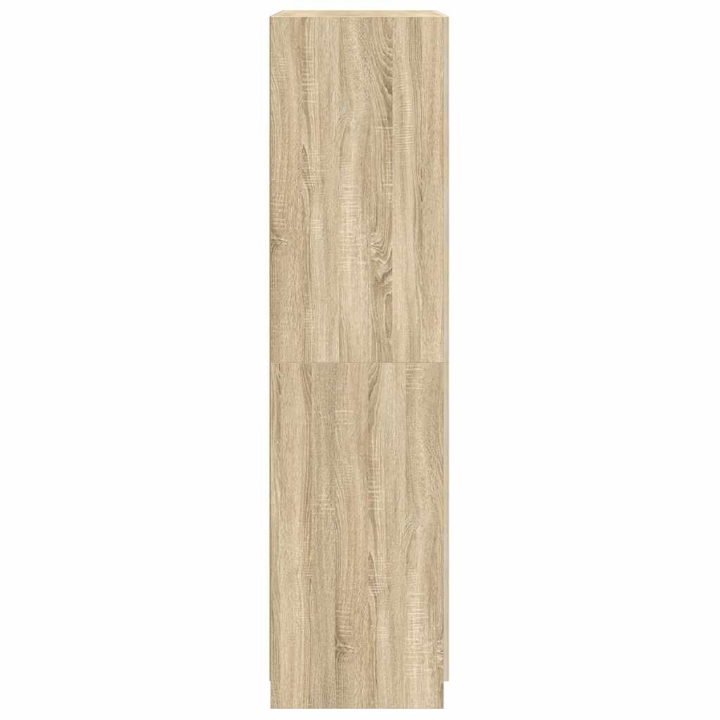 vidaXL Wardrobe | Sonoma Oak | Engineered Wood | Compact | Wardrobe