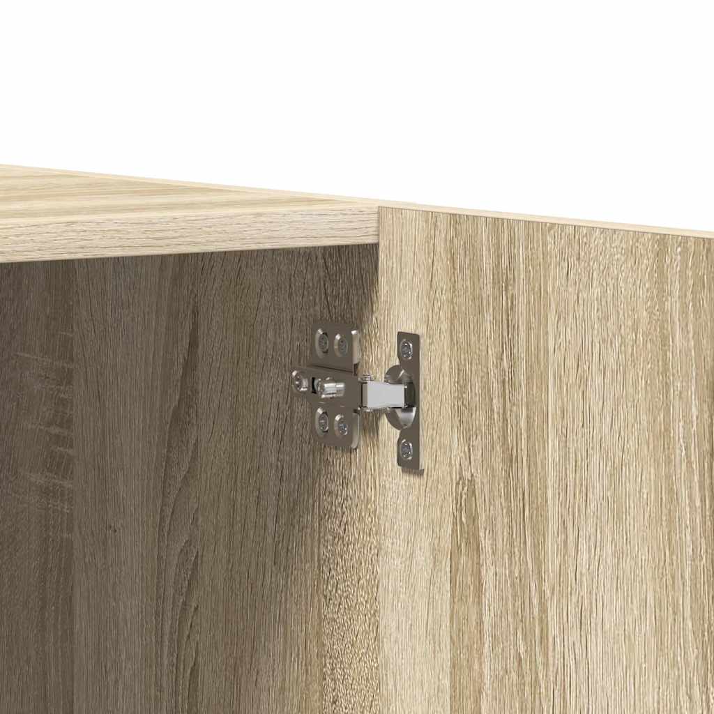 vidaXL Wardrobe | Sonoma Oak | Engineered Wood | Compact | Wardrobe