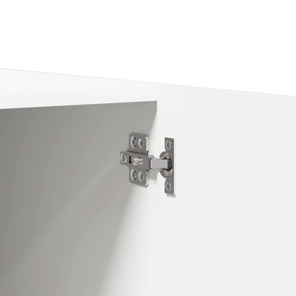 800639 vidaXL Wardrobe White 80x52x180 cm Engineered Wood