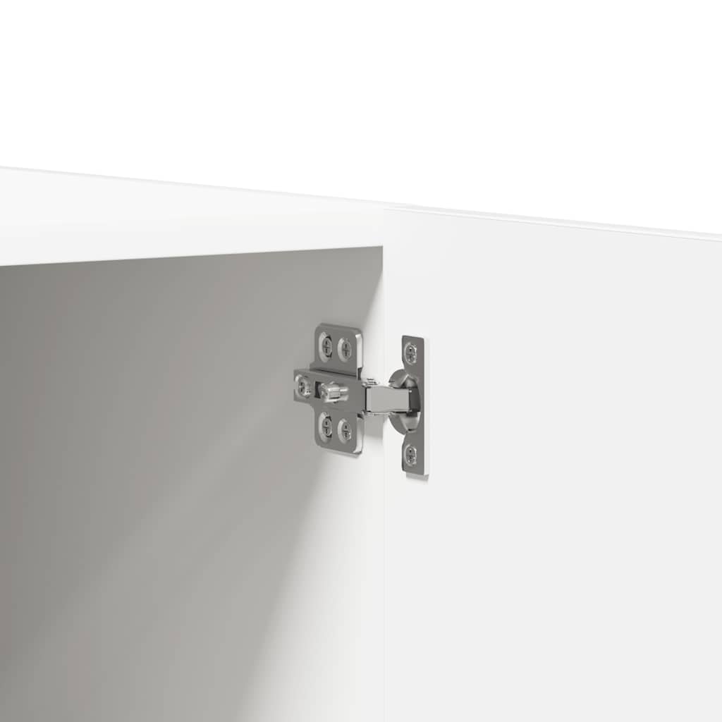 vidaXL Wardrobe White 80x52x180 cm Engineered Wood