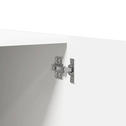 vidaXL Wardrobe White 80x52x180 cm Engineered Wood