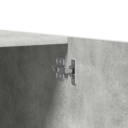 vidaXL Wardrobe | Concrete Grey | Engineered Wood | Compact | Wardrobe