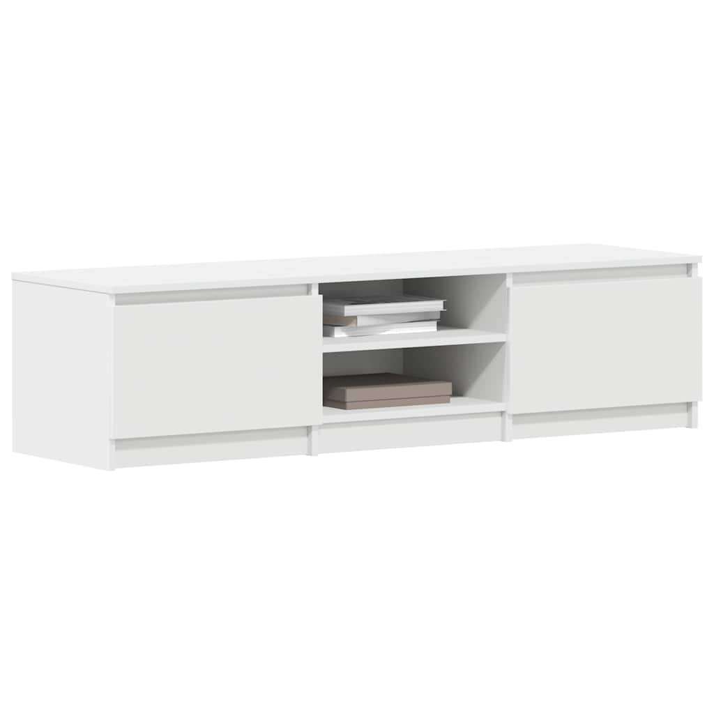 vidaXL TV Cabinet | White | Engineered Wood | TV Cabinet | Rectangular