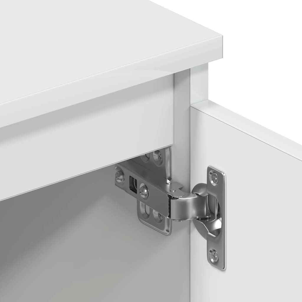 vidaXL TV Cabinet | White | Engineered Wood | TV Cabinet | Rectangular