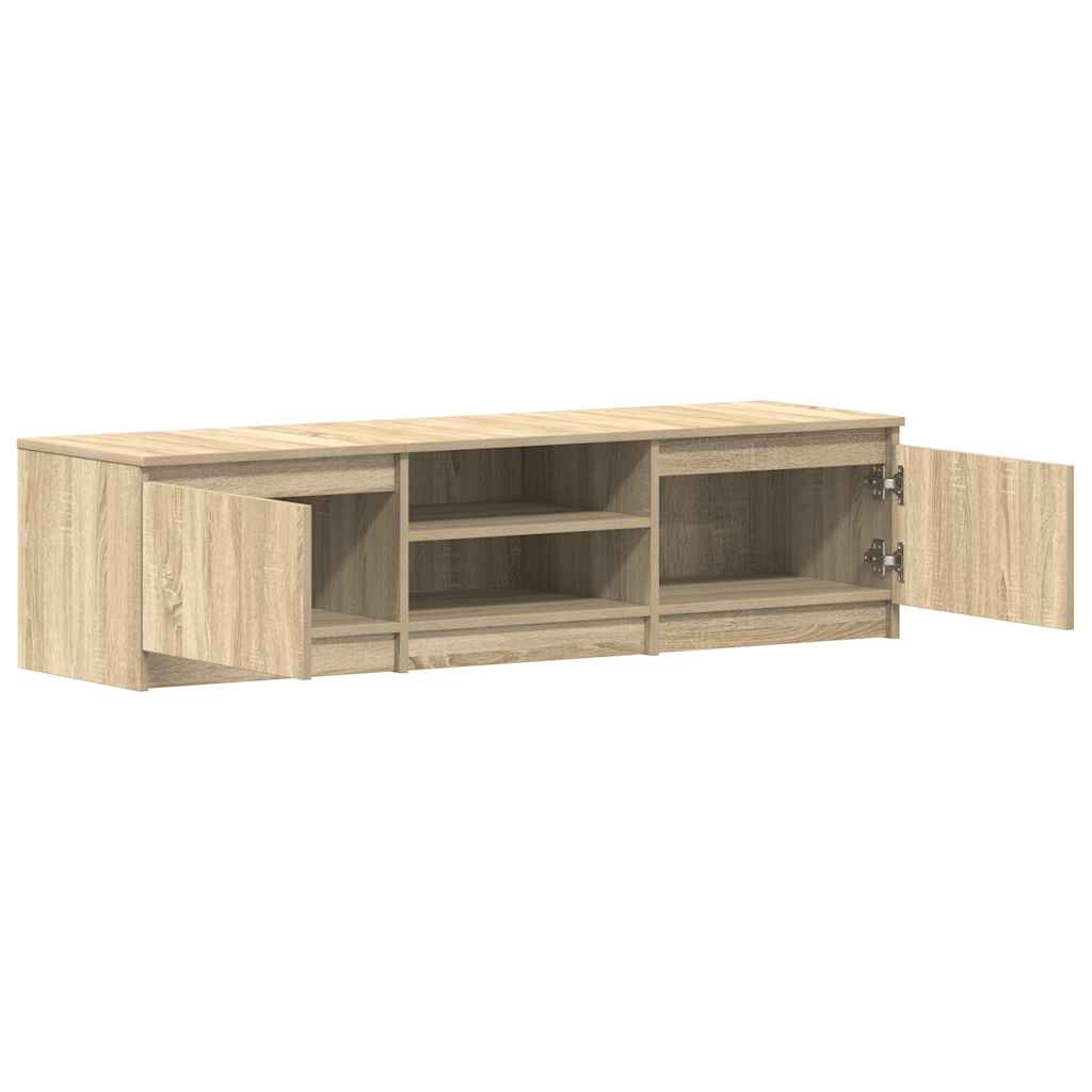vidaXL TV Cabinet Sonoma Oak 140x40x35.5 cm Engineered Wood