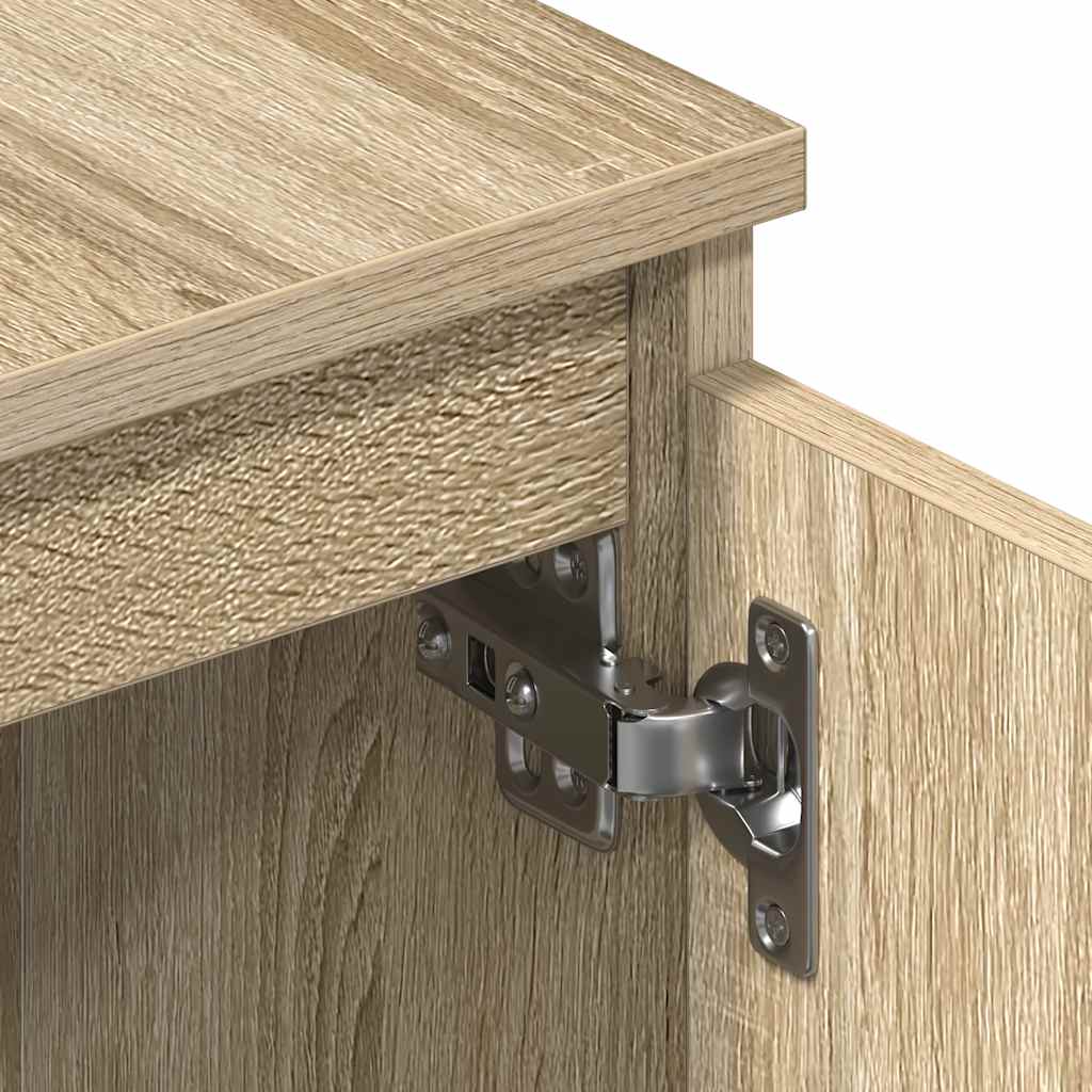 vidaXL TV Cabinet Sonoma Oak 140x40x35.5 cm Engineered Wood