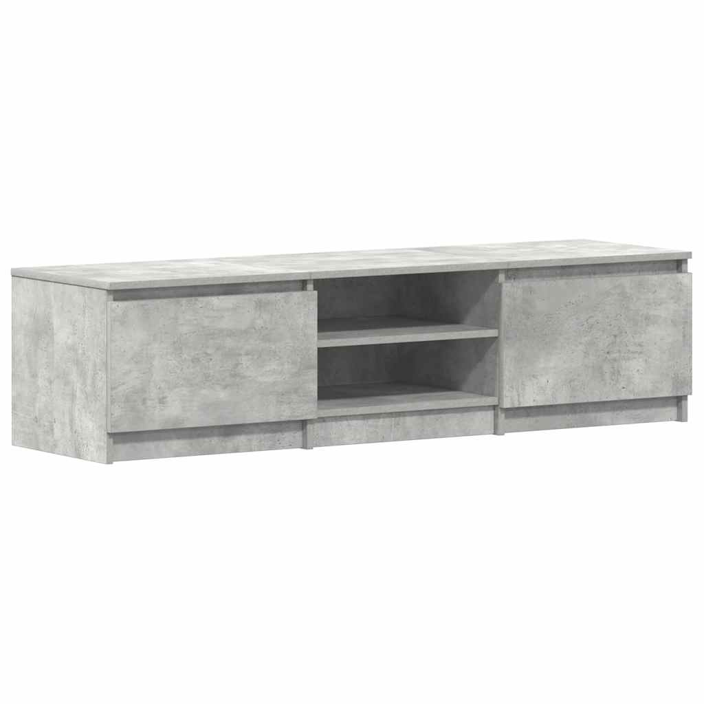 vidaXL TV Cabinet | Concrete Grey | Engineered Wood | 140 x 40 cm | TV Cabinet