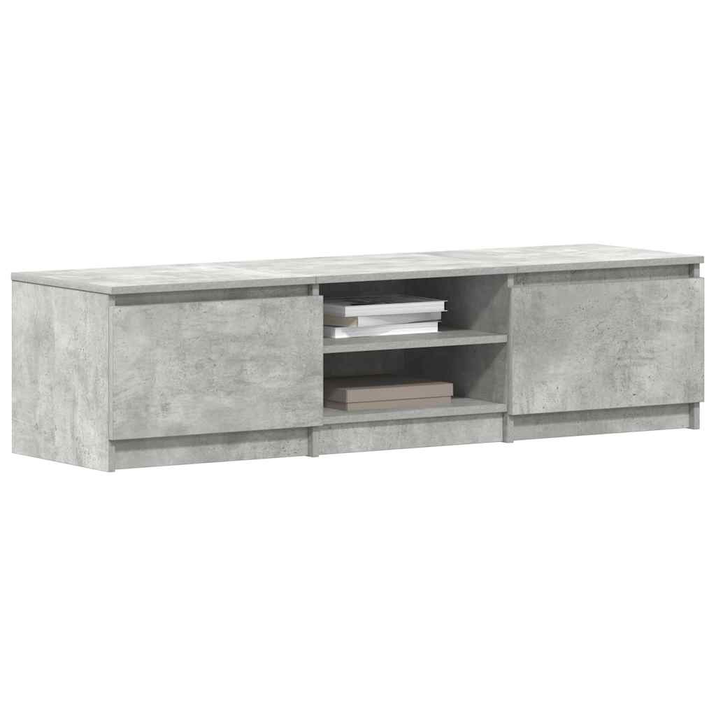 vidaXL TV Cabinet | Concrete Grey | Engineered Wood | 140 x 40 cm | TV Cabinet