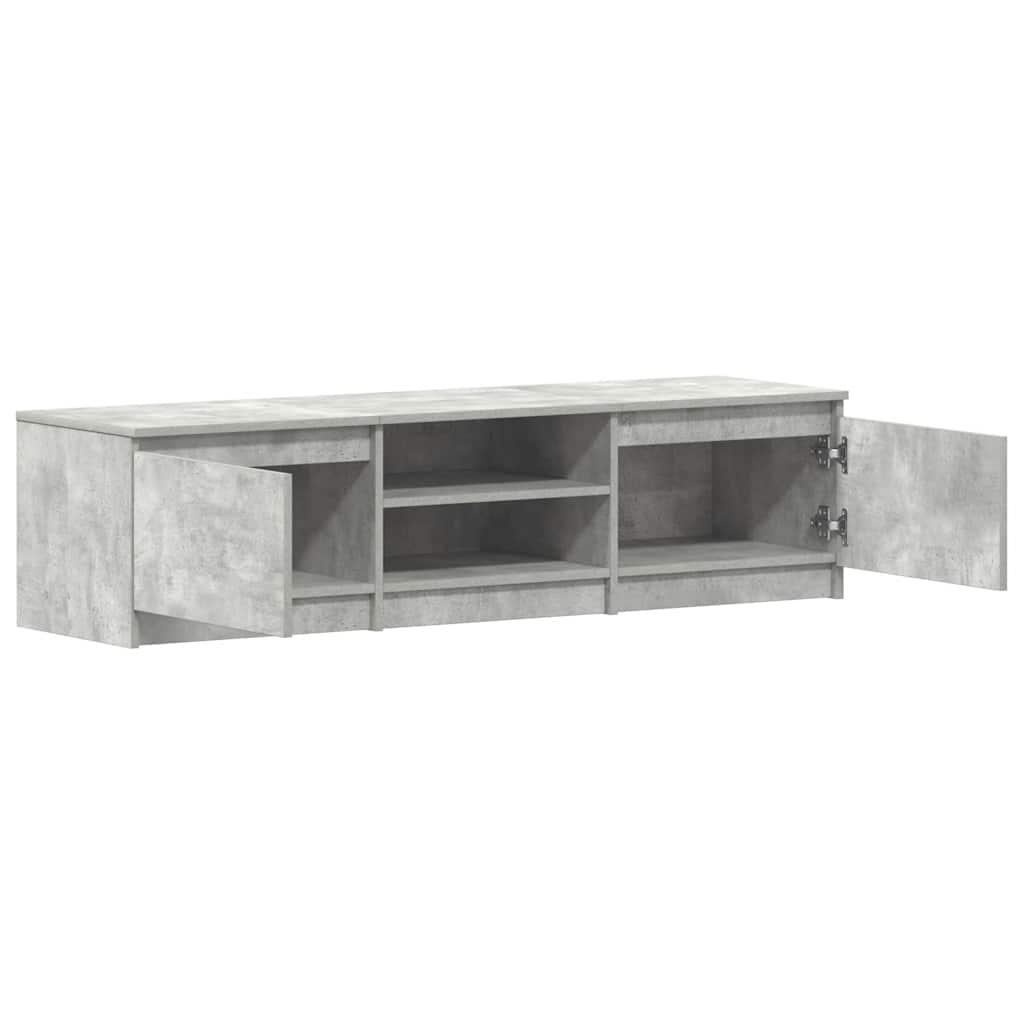 vidaXL TV Cabinet | Concrete Grey | Engineered Wood | 140 x 40 cm | TV Cabinet