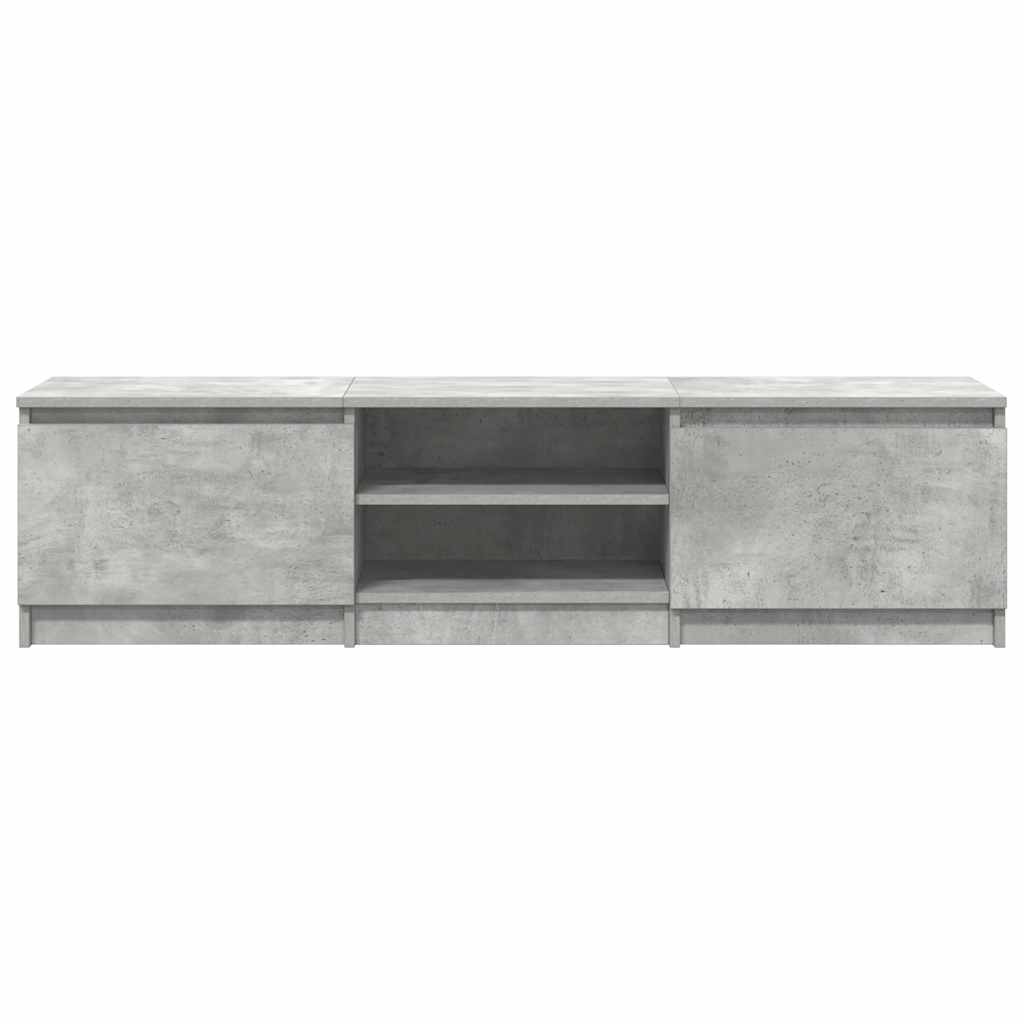 vidaXL TV Cabinet | Concrete Grey | Engineered Wood | 140 x 40 cm | TV Cabinet