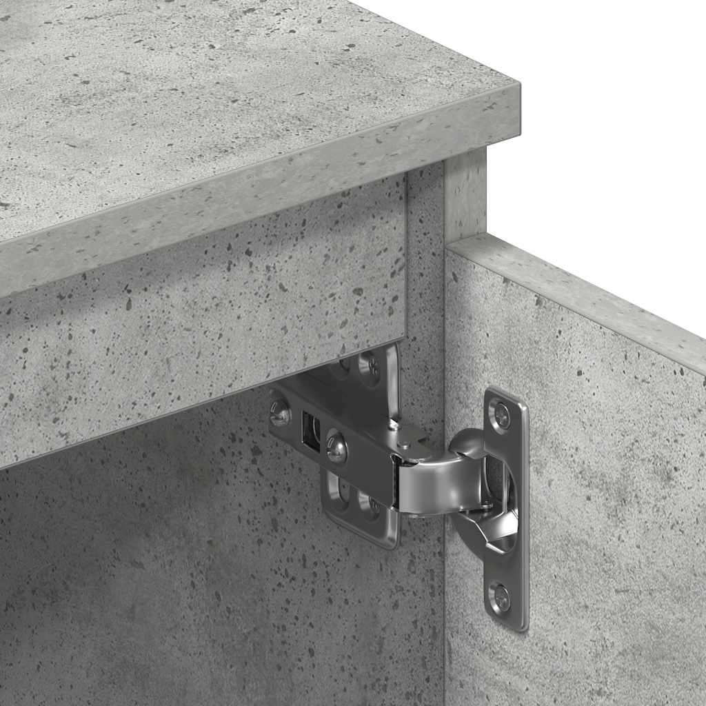 vidaXL TV Cabinet | Concrete Grey | Engineered Wood | 140 x 40 cm | TV Cabinet