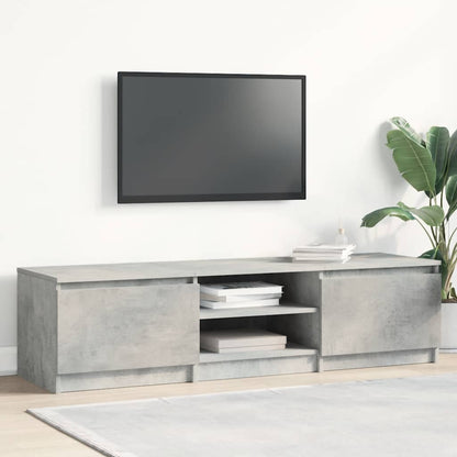vidaXL TV Cabinet | Concrete Grey | Engineered Wood | 140 x 40 cm | TV Cabinet