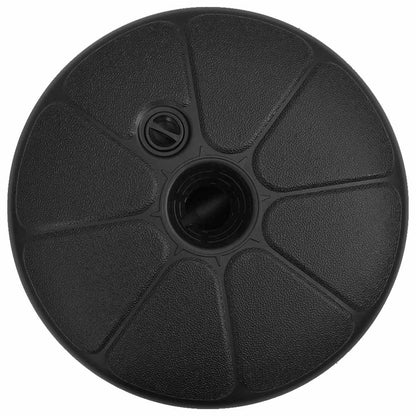 47854 vidaXL Umbrella Base Sand/Water Filled 15 L Black