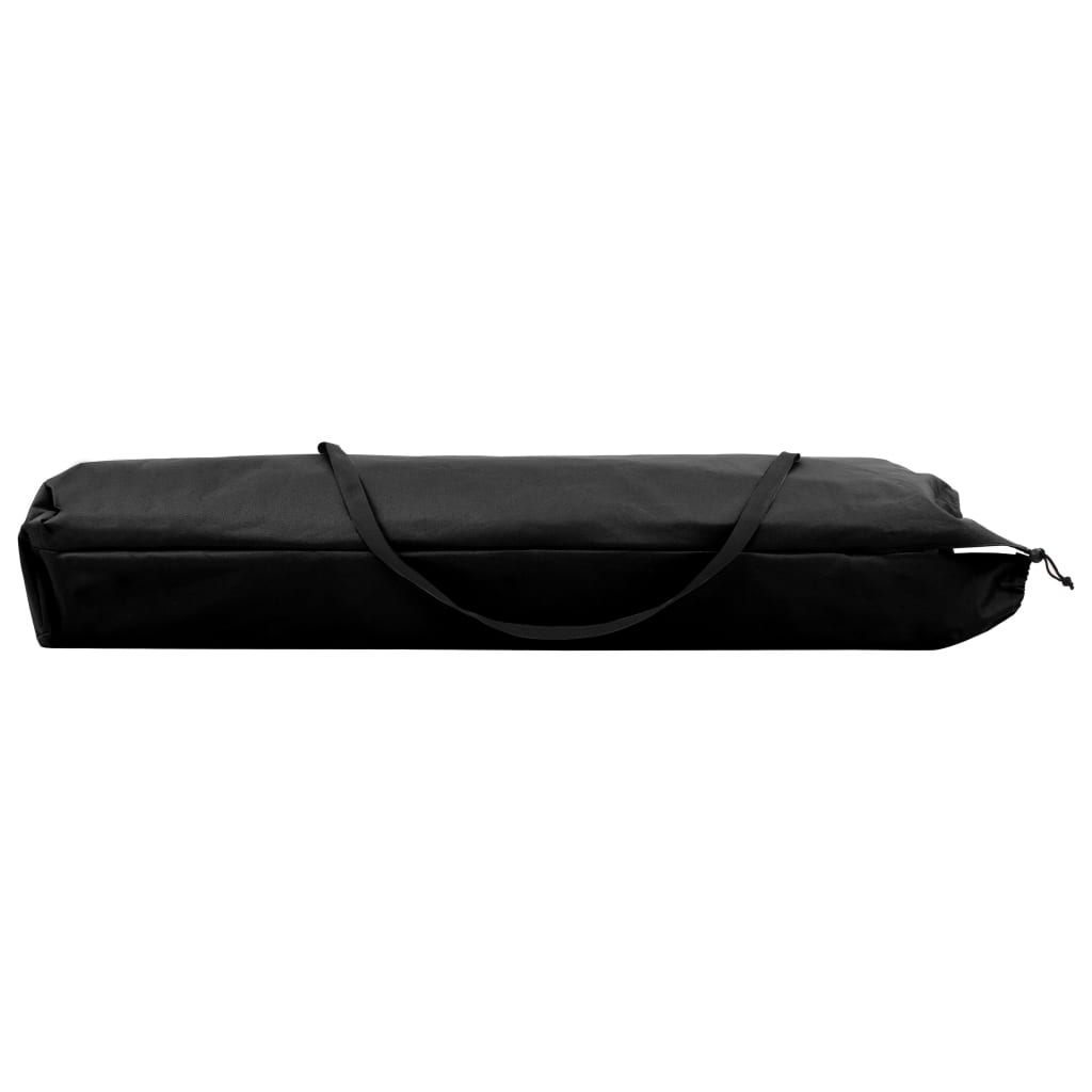 vidaXL Sun Lounger | Black | Steel frame | Double | Foldable | Sun Lounger