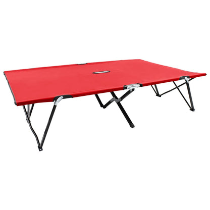 vidaXL Sun Lounger | Red