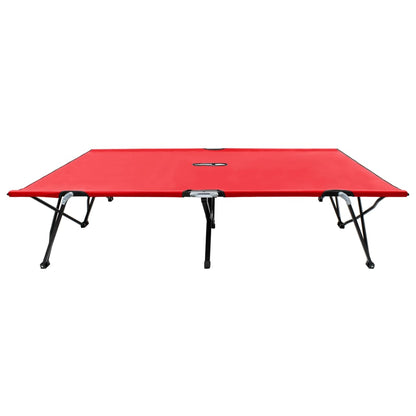 vidaXL Sun Lounger | Red
