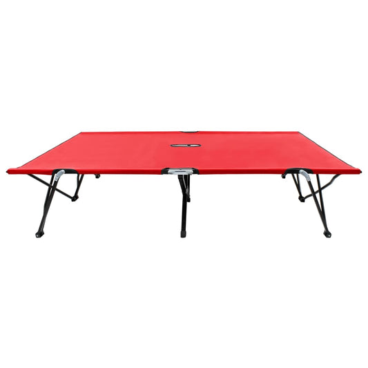 vidaXL Sun Lounger | Red