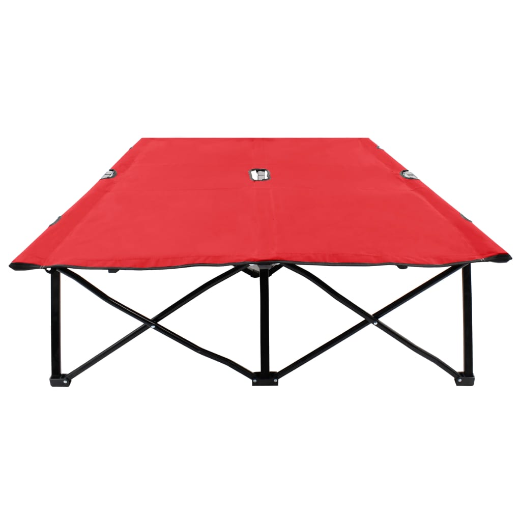 vidaXL Sun Lounger | Red
