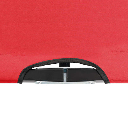 vidaXL Sun Lounger | Red