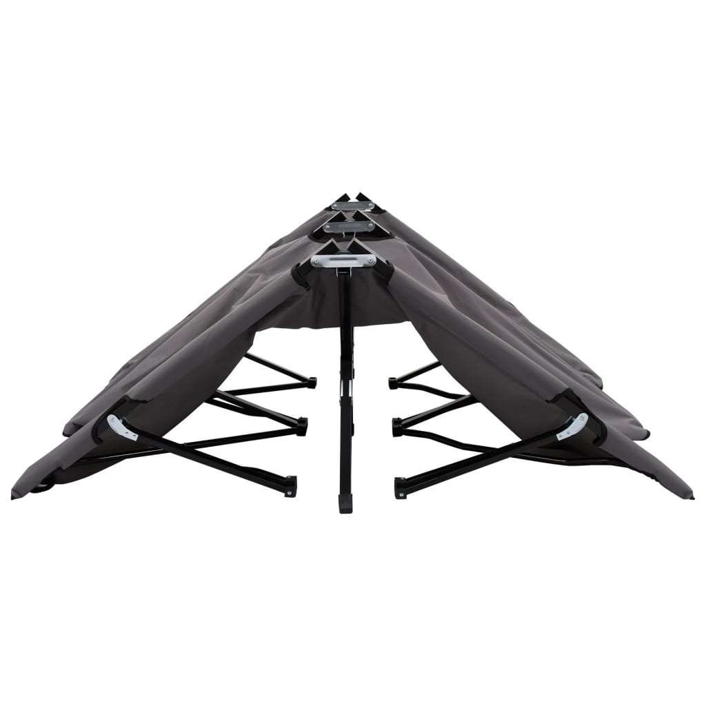 vidaXL Sun Lounger | Grey
