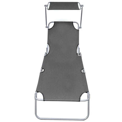 vidaXL Sunlounger | Grey