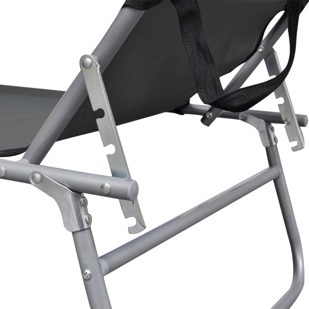 vidaXL Sunlounger | Grey