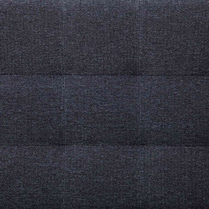 vidaXL L-shaped Sofa Bed Dark grey Polyester