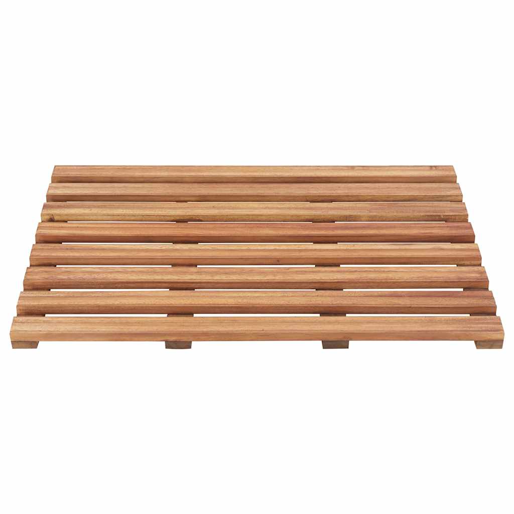 46574 vidaXL Bath Mats 2 pcs Solid Acacia Wood 56x37 cm
