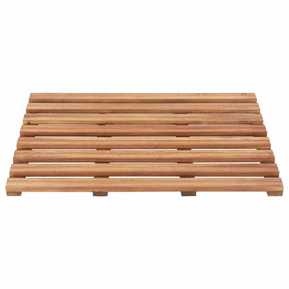 46574 vidaXL Bath Mats 2 pcs Solid Acacia Wood 56x37 cm