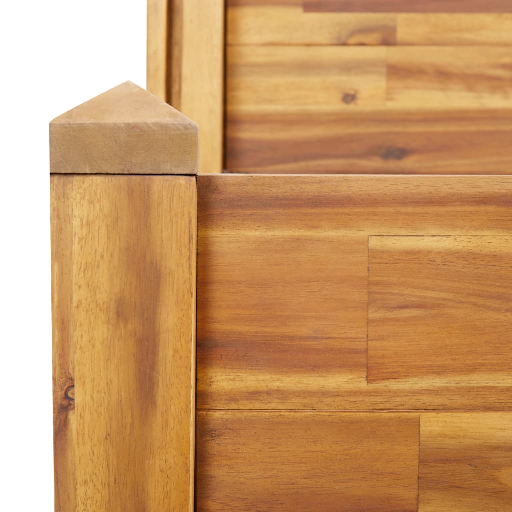 vidaXL 2-Tier Garden Planter 110x75x84 cm Solid Acacia Wood