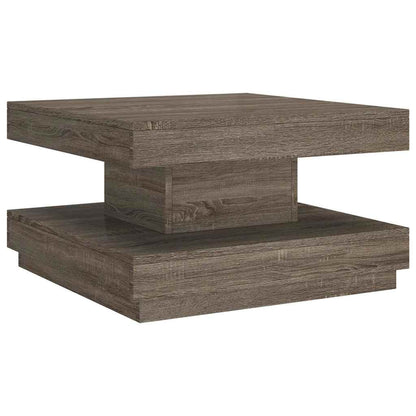 286098 vidaXL Coffee Table Grey 60x60x35 cm MDF