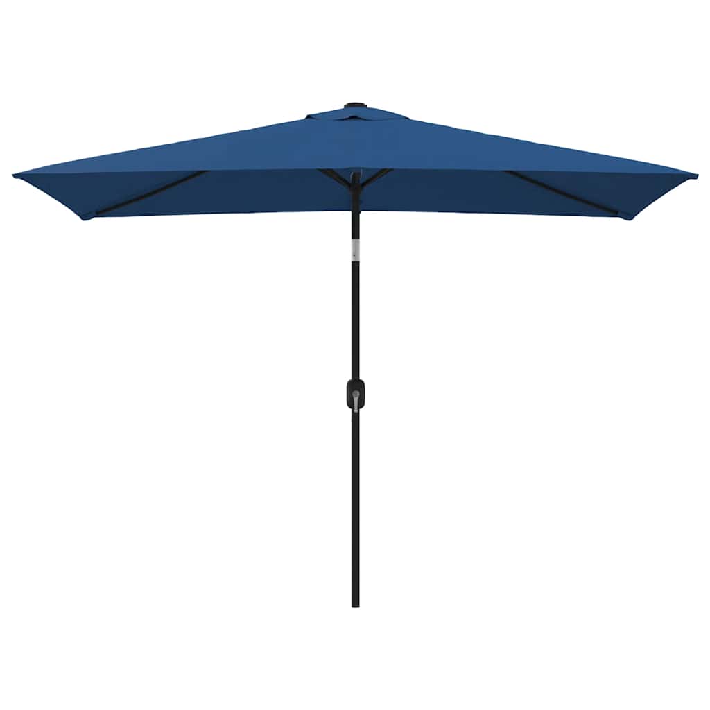 vidaXL Garden Parasol with Metal Pole 300x200 cm Azure