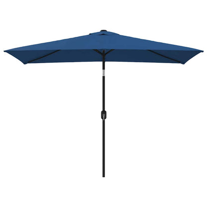 vidaXL Garden Parasol with Metal Pole 300x200 cm Azure