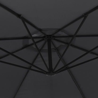 vidaXL Cantilever Garden Parasol with Aluminium Pole 350 cm Black
