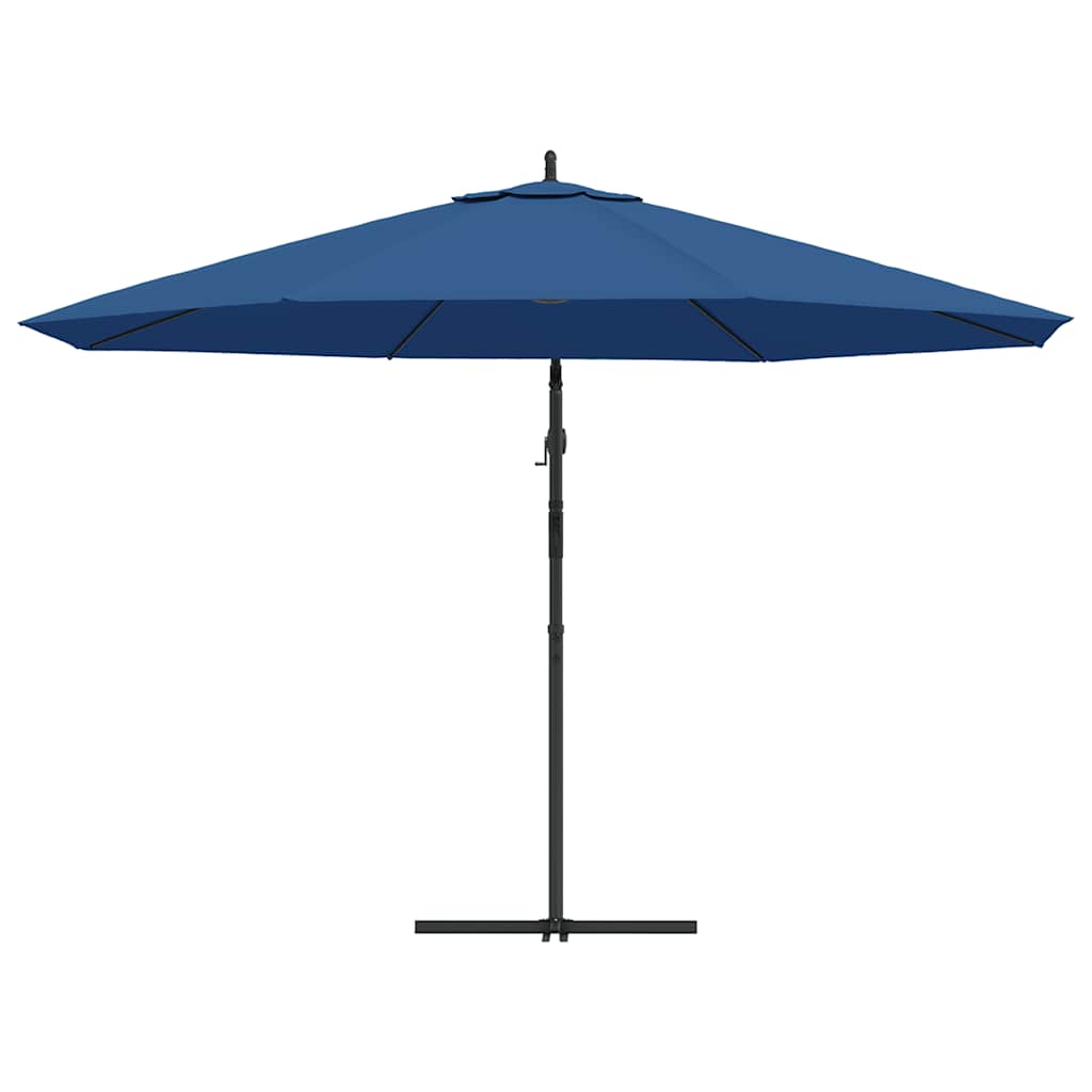 vidaXL Cantilever Garden Parasol | Blue | Polyester | 350 cm diameter | Tiltable