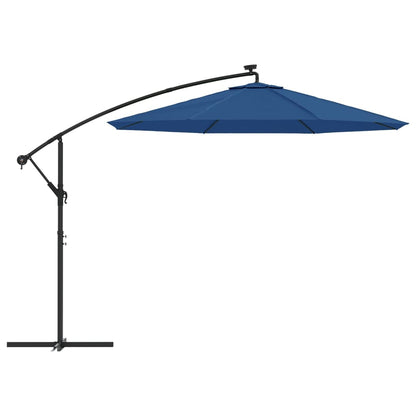 vidaXL Cantilever Garden Parasol | Azure | Polyester fabric, Steel pole