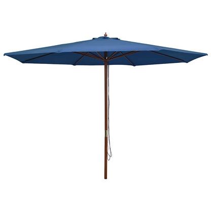 vidaXL Garden Parasol | Blue | Fabric (100% polyester) | Large